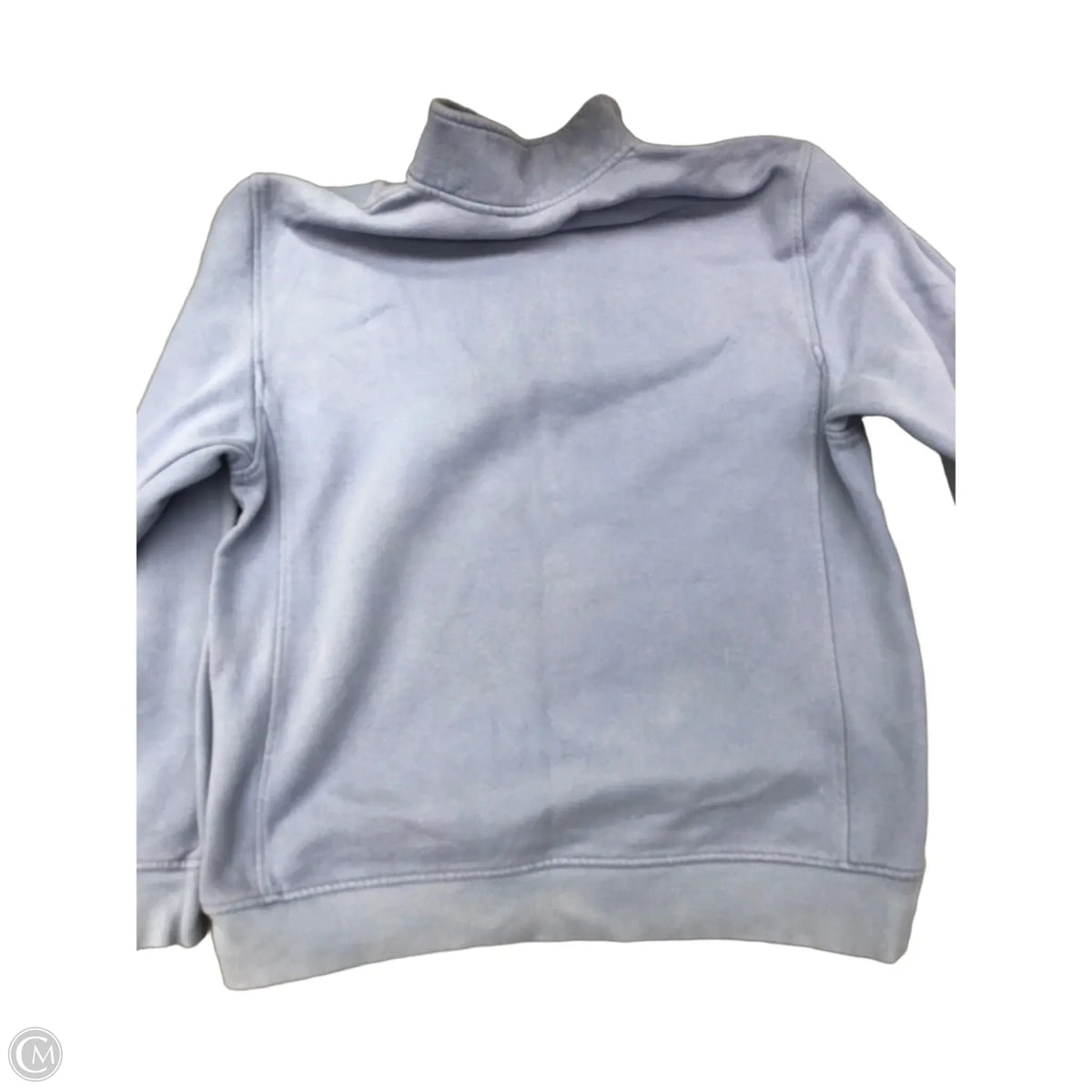 Sweatshirt Collar By Izod In Blue, Size: M