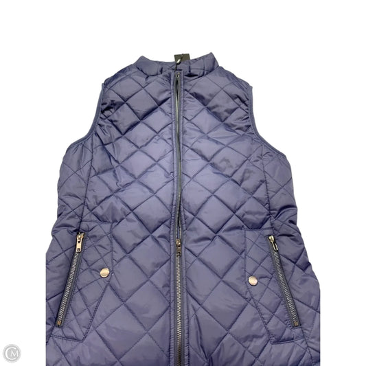 Vest Puffer & Quilted By Clothes Mentor In Navy, Size: M