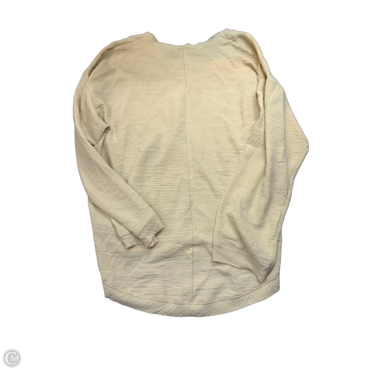 Top Long Sleeve By Jodifl In Tan, Size: S