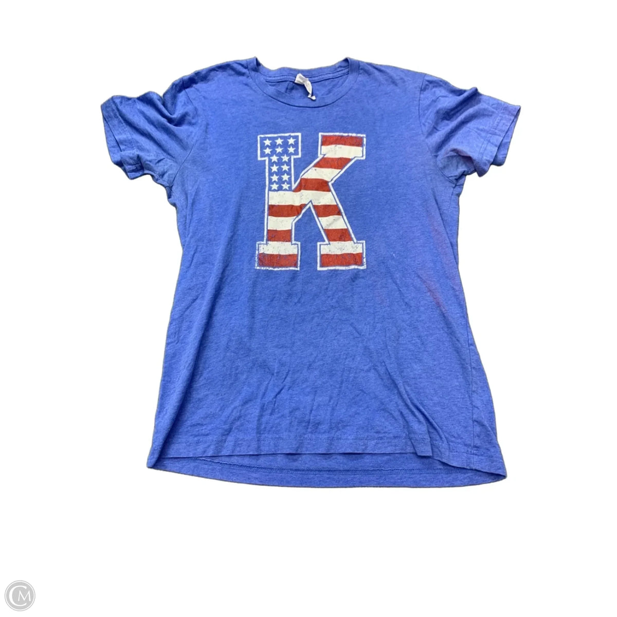 Top Short Sleeve By Canvas In Blue, Size: M