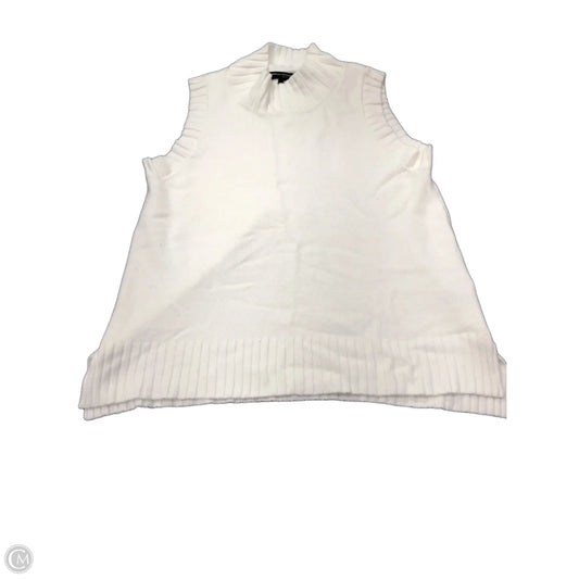Sweater Short Sleeve By French Connection In White, Size: M