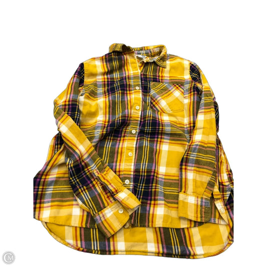 Top Long Sleeve By Old Navy In Yellow, Size: L