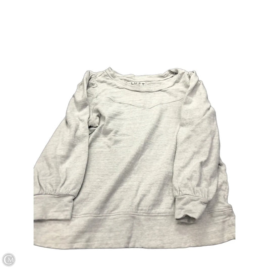 Top Long Sleeve By Loft In Grey, Size: M