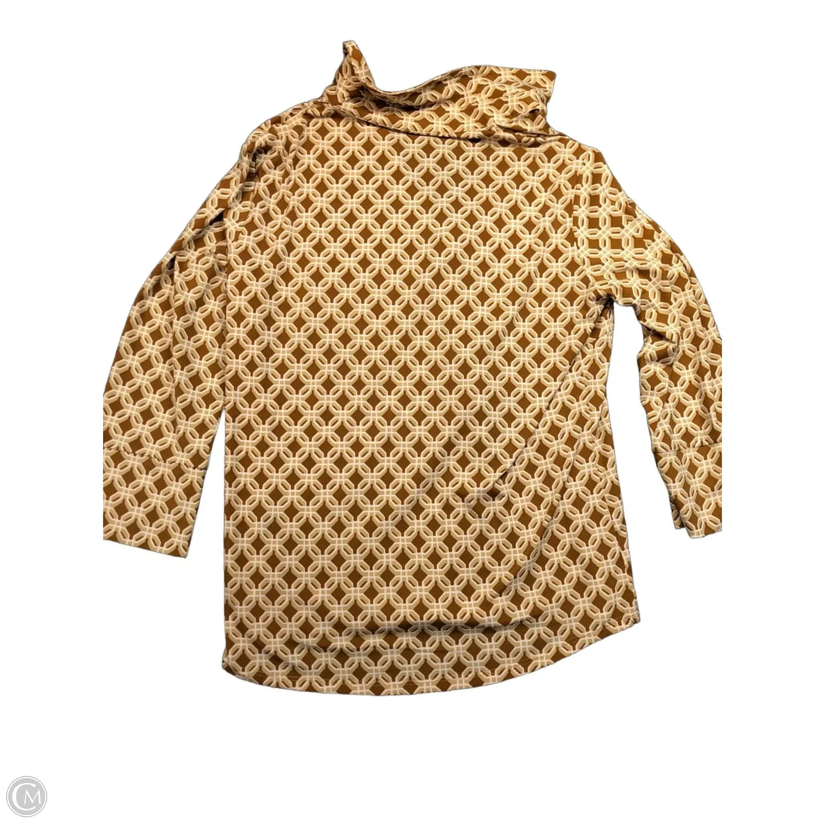 Top Long Sleeve By J Mclaughlin In Brown, Size: M