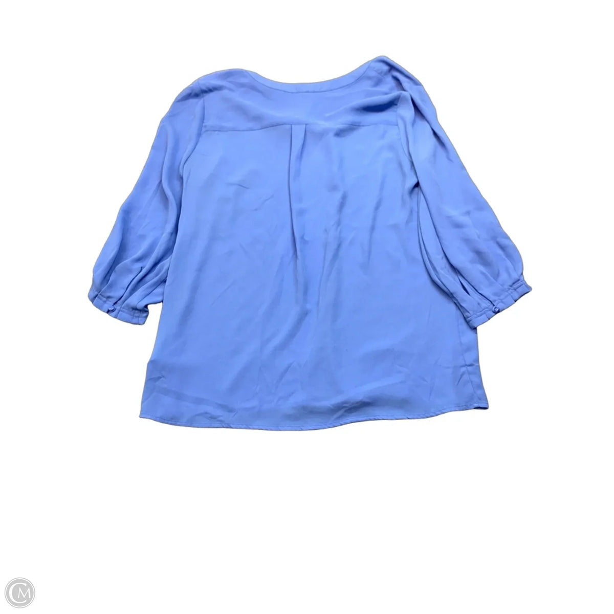 Top Long Sleeve By Talbots In Blue, Size: M