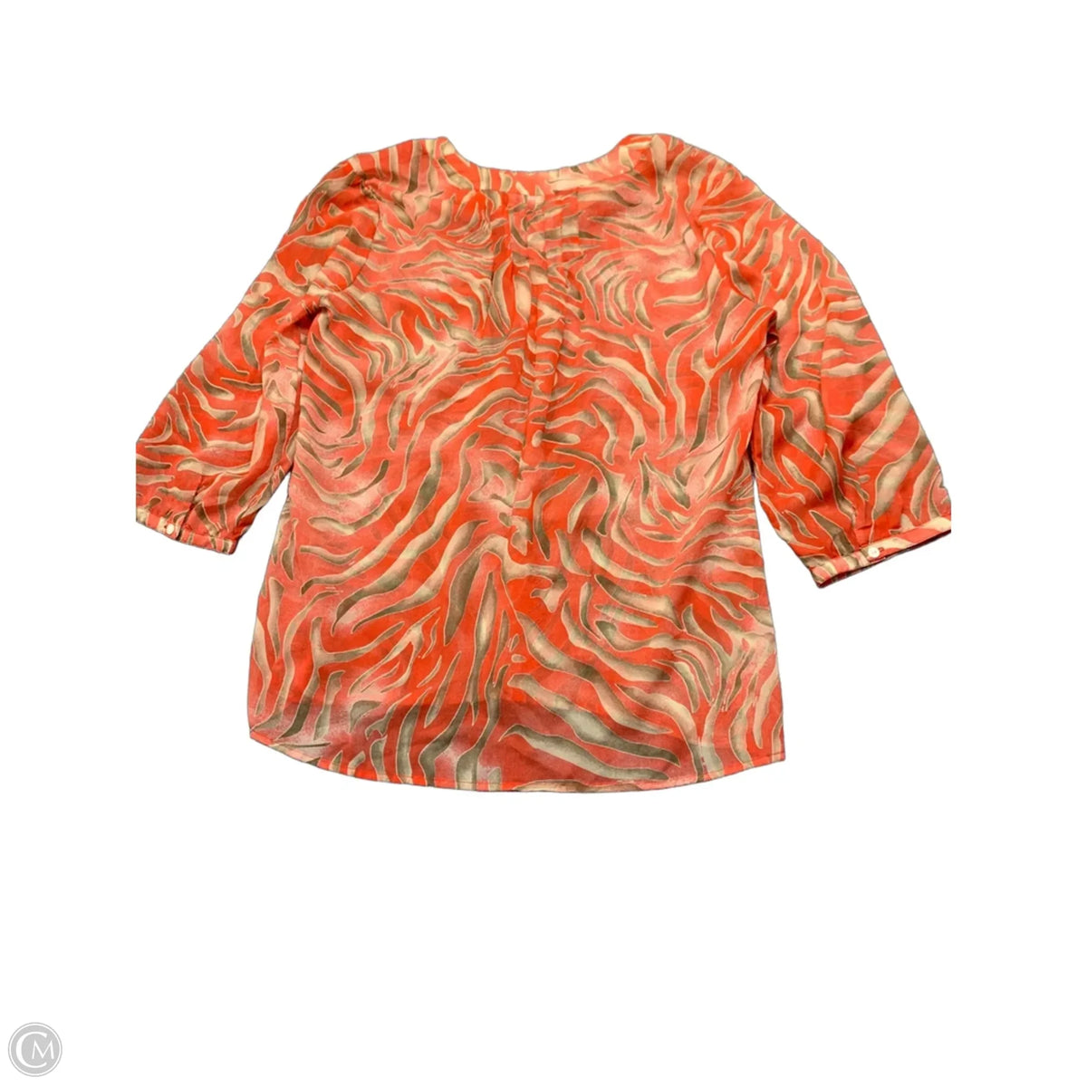 Top Long Sleeve By Chicos In Red, Size: M