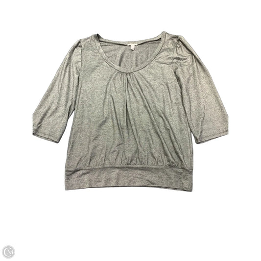 Top Long Sleeve By Old Navy In Grey, Size: M