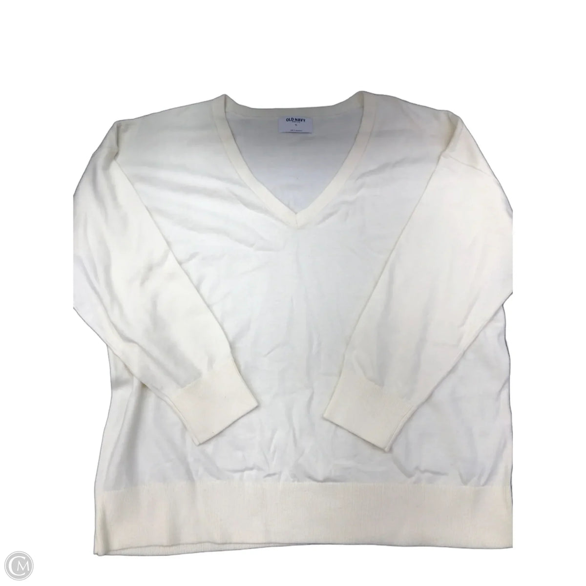 Sweater By Old Navy In White, Size: Xl