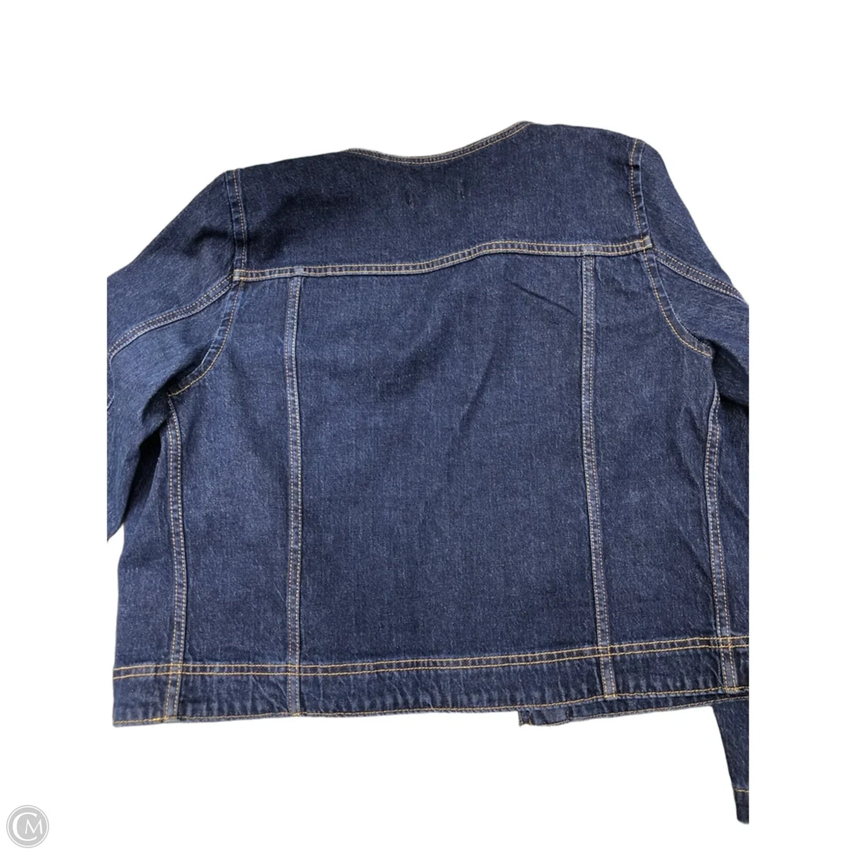 Jacket Denim By Talbots In Blue Denim, Size: M