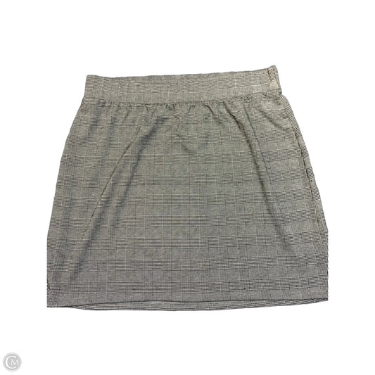 Skirt Mini & Short By Torrid In Black & White, Size: 1x