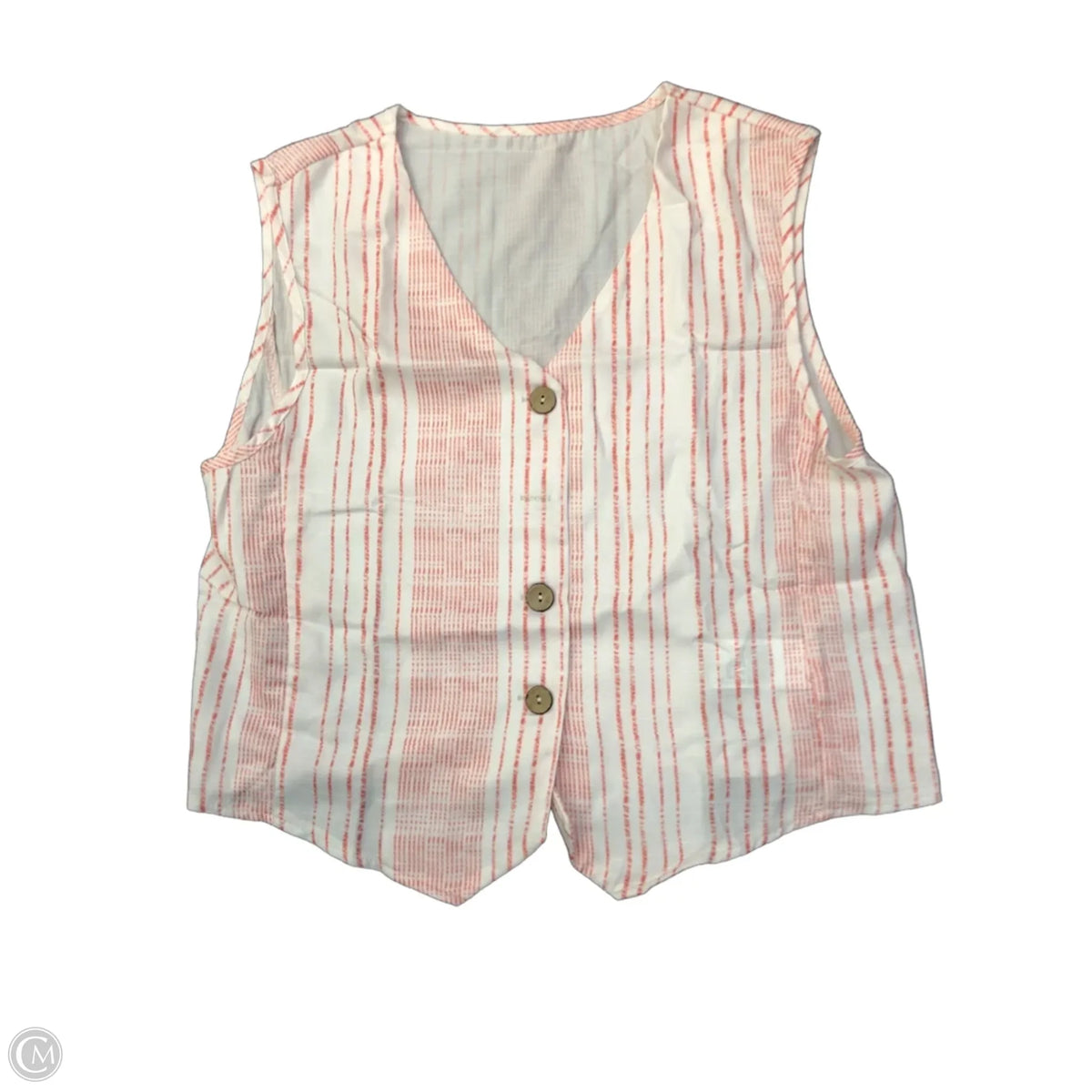Pants Set 2pc By Clothes Mentor In Red & White, Size: M