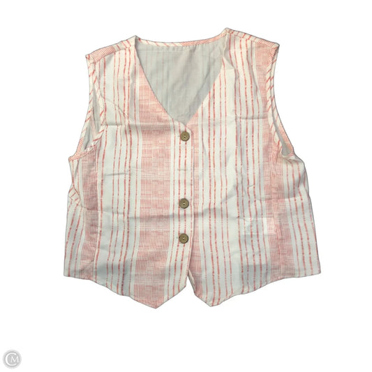 Pants Set 2pc By Clothes Mentor In Red & White, Size: M