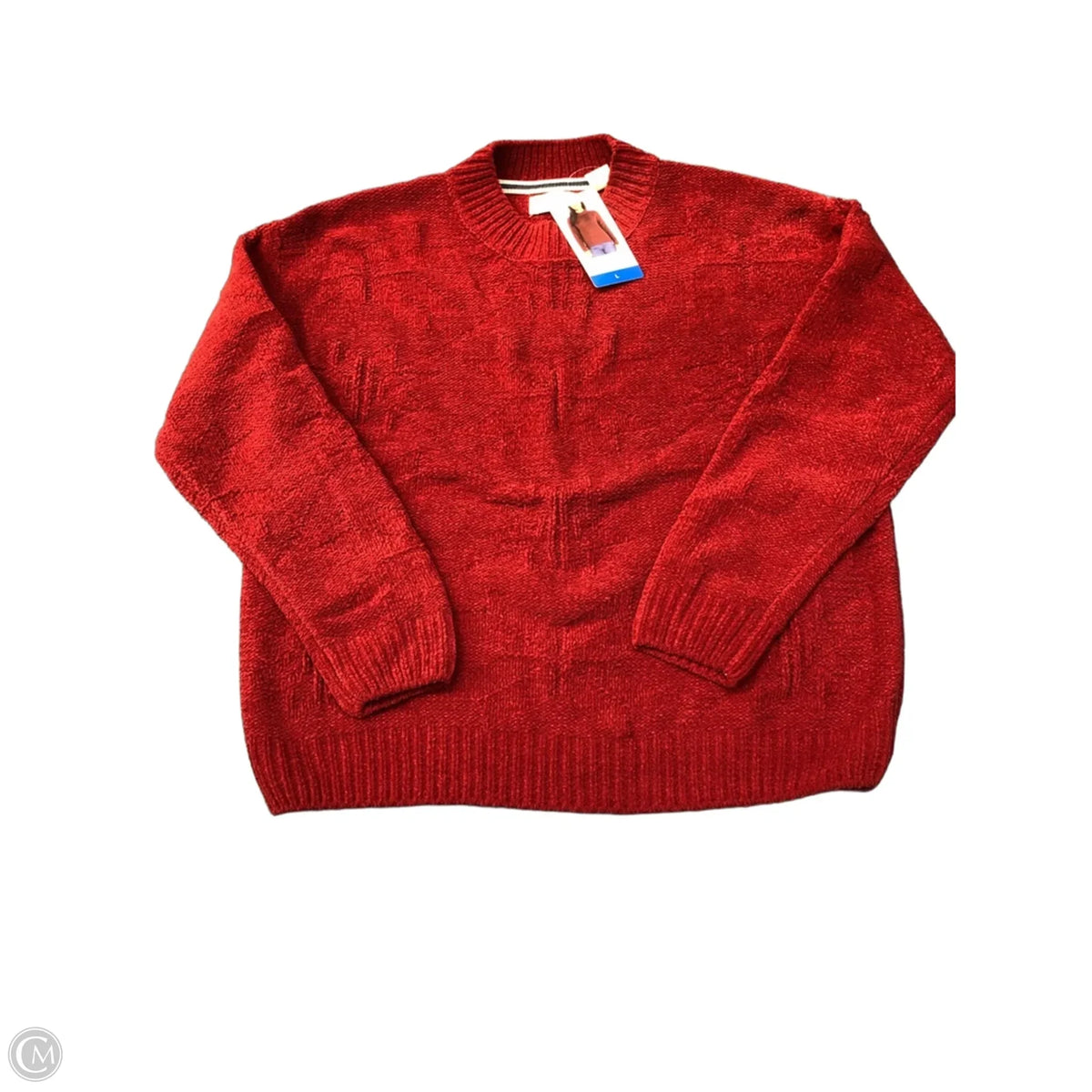 Sweater By Weatherproof In Red, Size: L