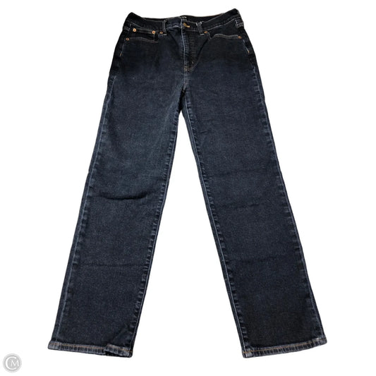 Jeans Straight By J. Crew In Blue Denim, Size: 8