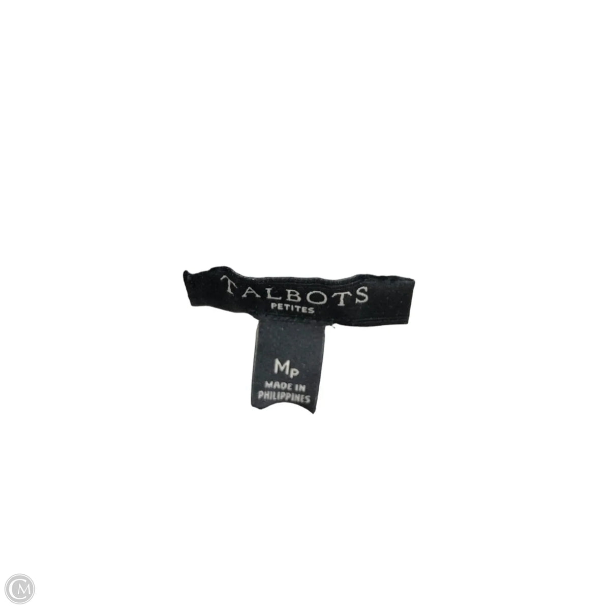 Sweater By Talbots In Black & White, Size: Mp