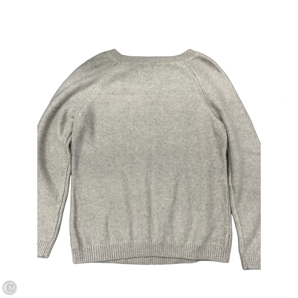 Sweater By Talbots In Grey, Size: L