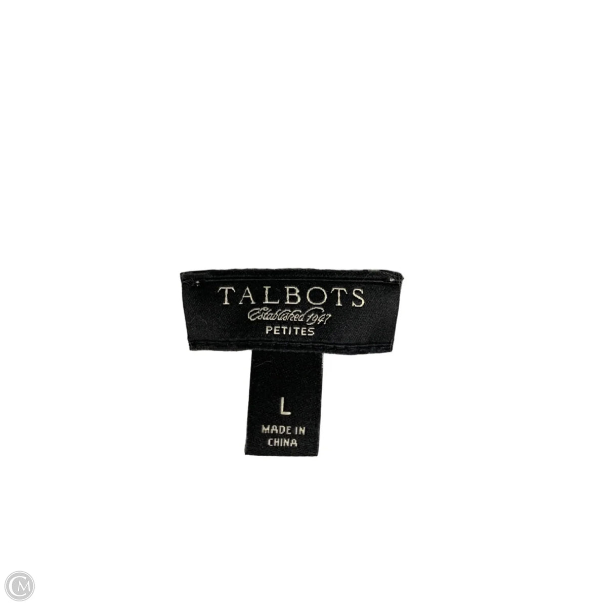Sweater By Talbots In Grey, Size: L