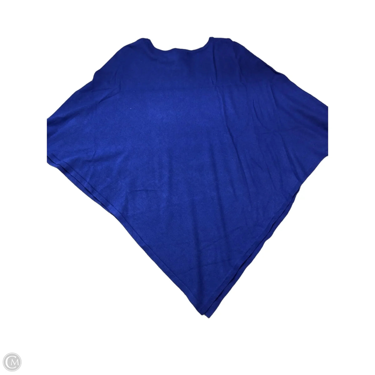Poncho By Chicos In Blue, Size: M
