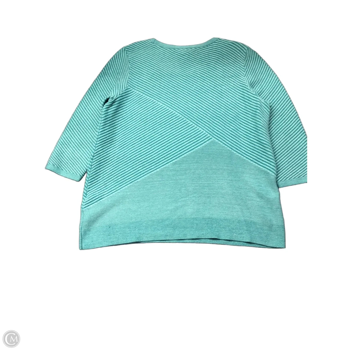 Sweater By Chicos In Aqua, Size: 12