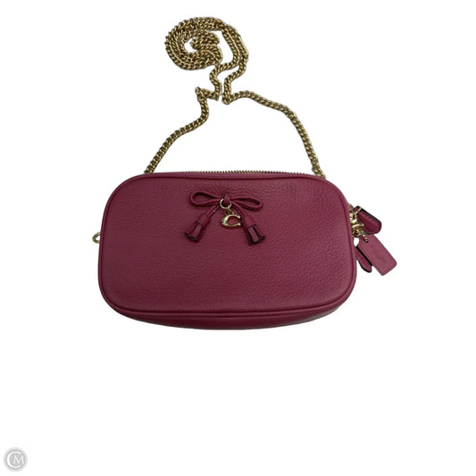 Crossbody Designer By Coach, Size: Small