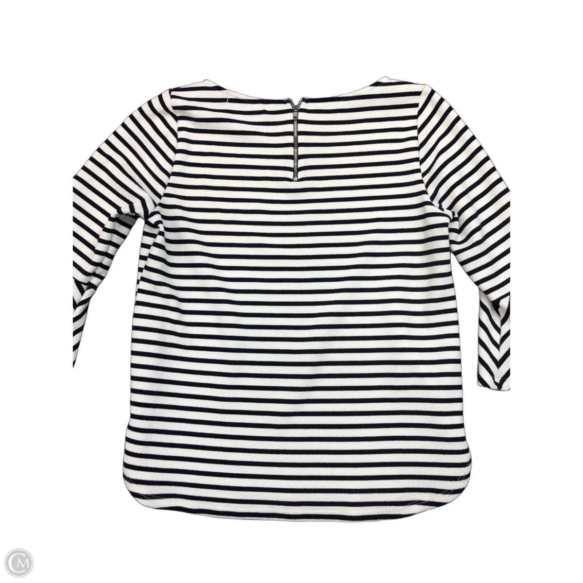 Top Long Sleeve By Green Envelope In Striped Pattern, Size: M
