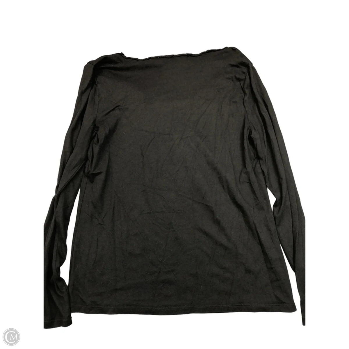 Top Long Sleeve By Loft In Black, Size: L