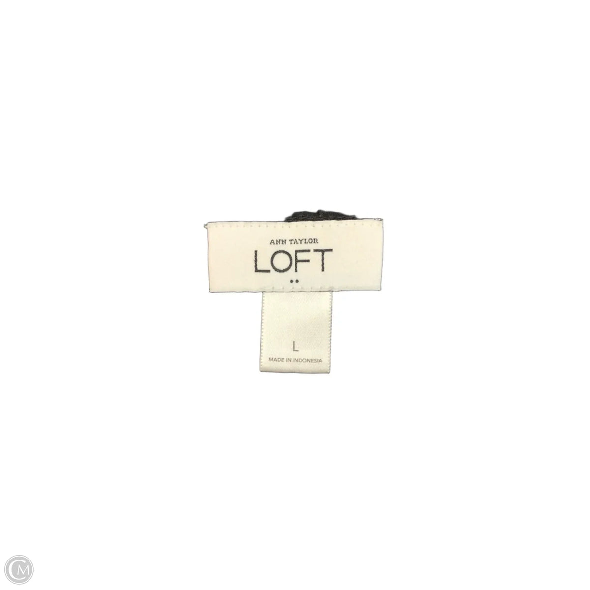 Top Long Sleeve By Loft In Black, Size: L