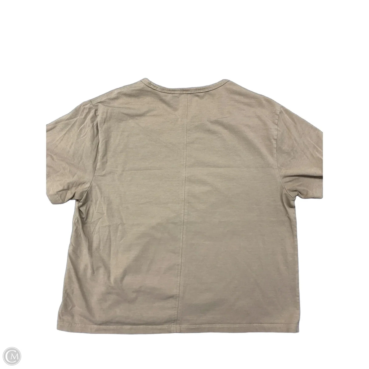 Athletic Top Short Sleeve By Athleta In Brown, Size: M