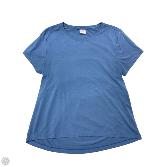 Athletic Top Short Sleeve By Athleta In Blue, Size: M