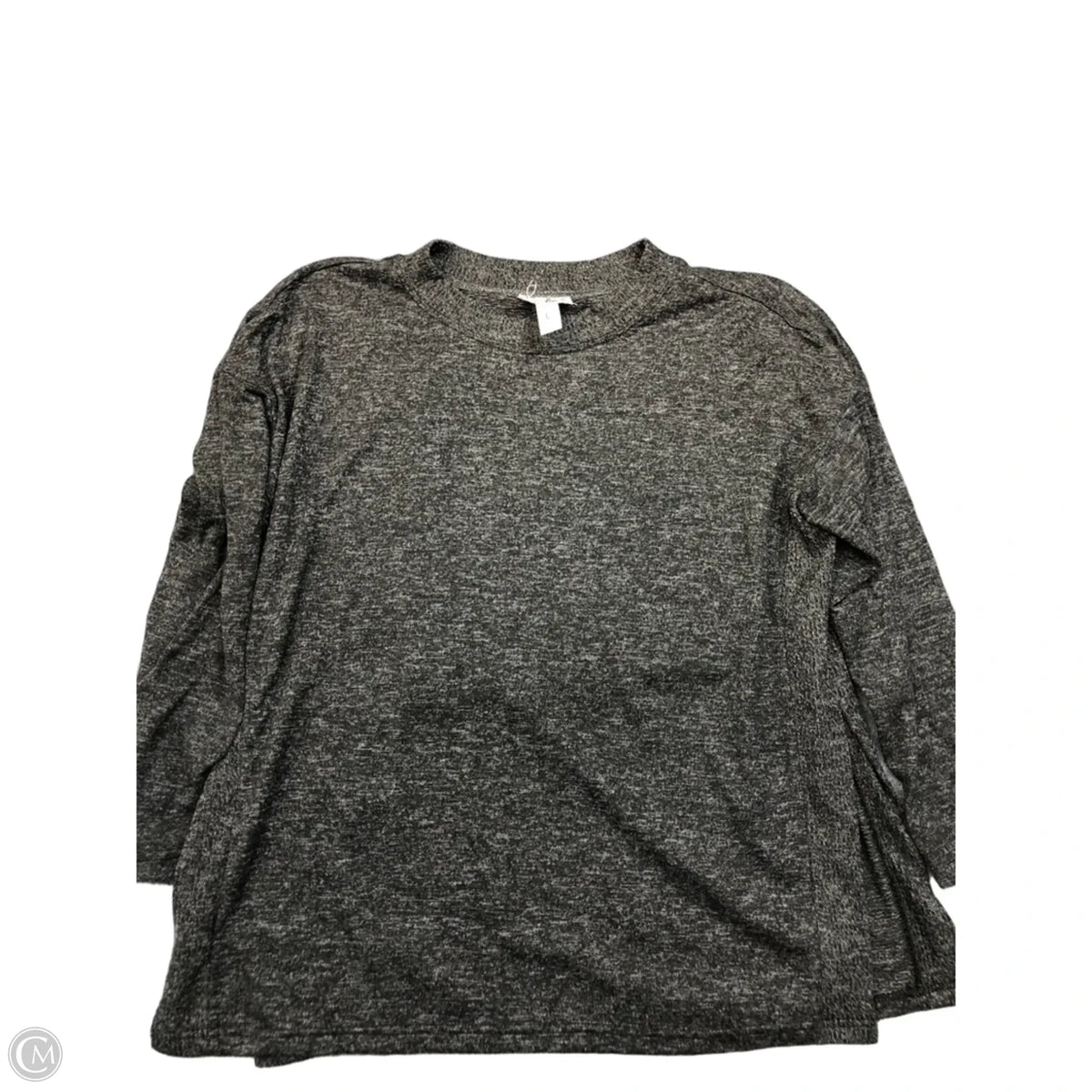 Sweater By Just Be In Grey, Size: L