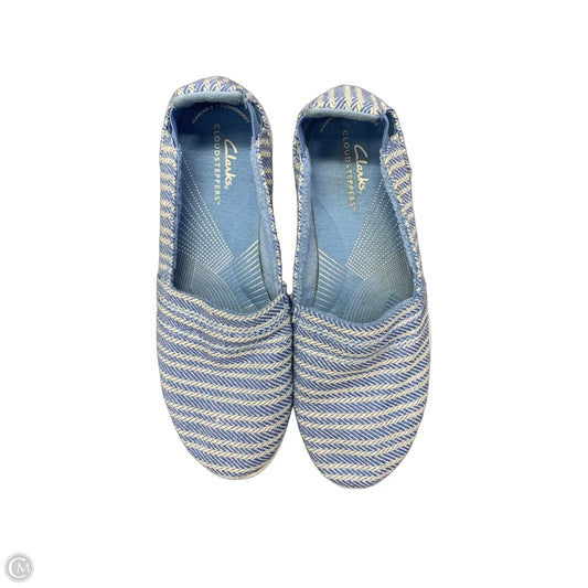 Shoes Flats By Clarks In Blue, Size: 8