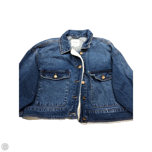 Jacket Denim By Kensie In Blue Denim, Size: L