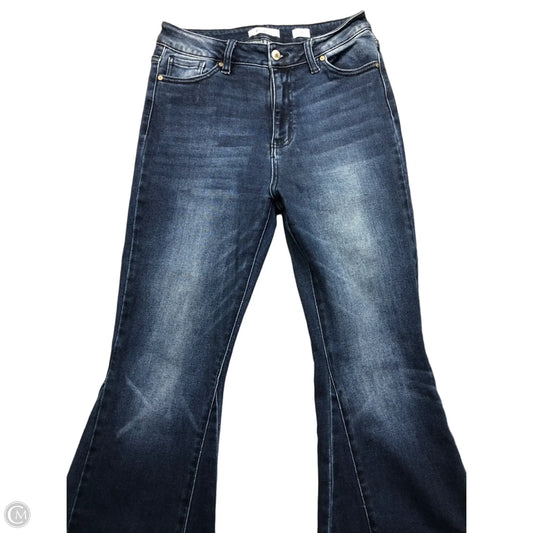 Jeans Boot Cut By Kancan In Blue Denim, Size: 4