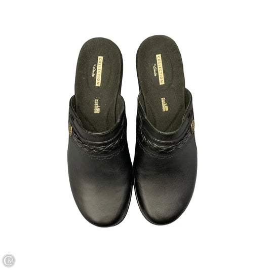 Shoes Flats By Clarks In Black, Size: 9