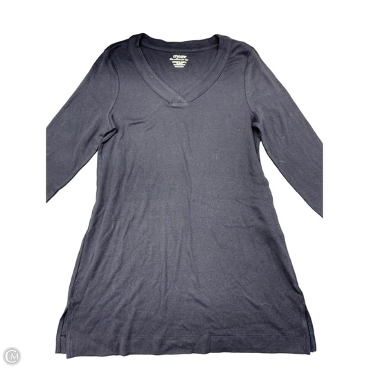 Top 3/4 Sleeve By Chicos In Navy, Size: S