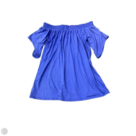 Top Short Sleeve Designer By Lilly Pulitzer In Blue, Size: Xs