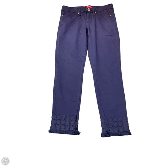 Pants Designer By Lilly Pulitzer In Navy, Size: 6