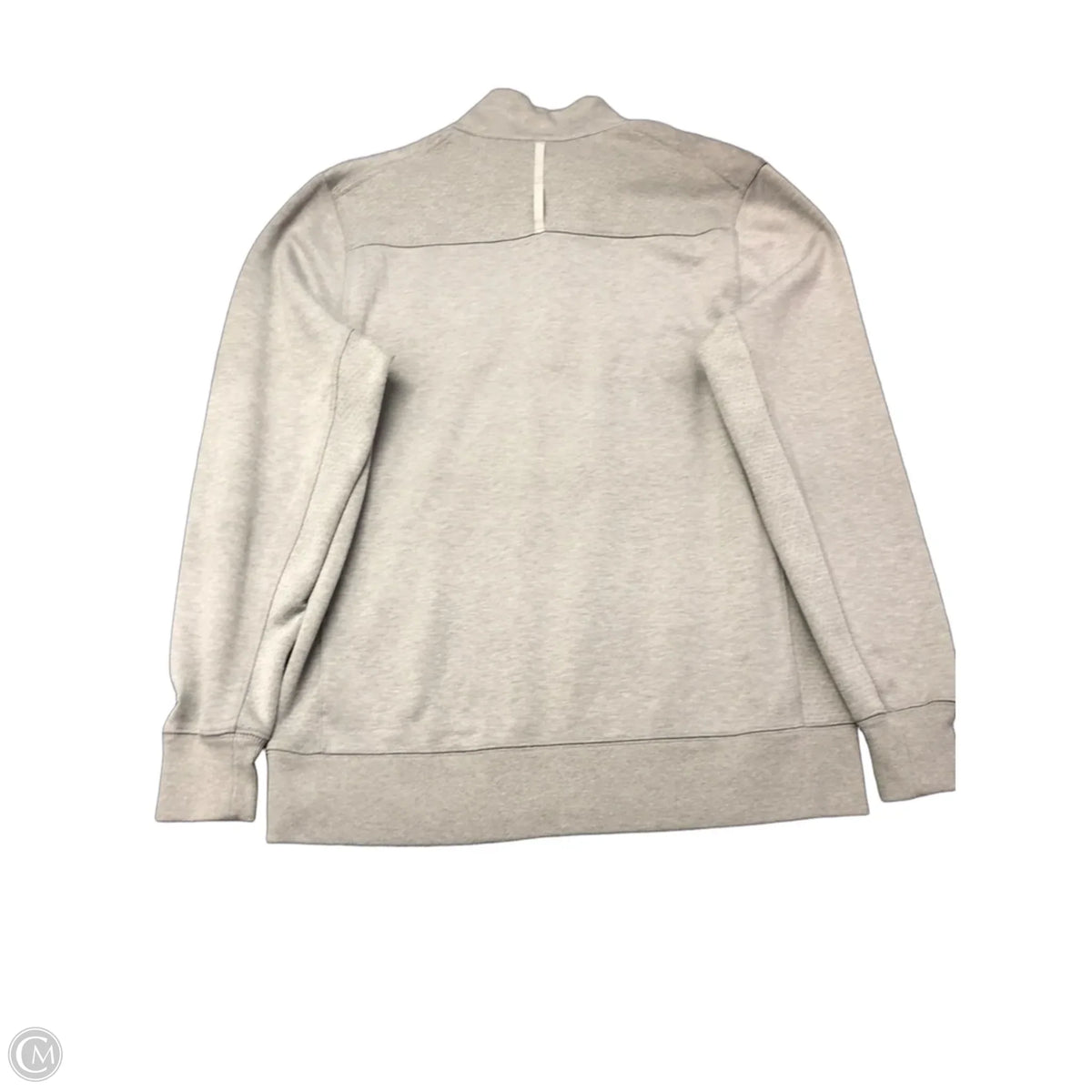 Sweatshirt Collar By Nike Apparel In Grey, Size: M