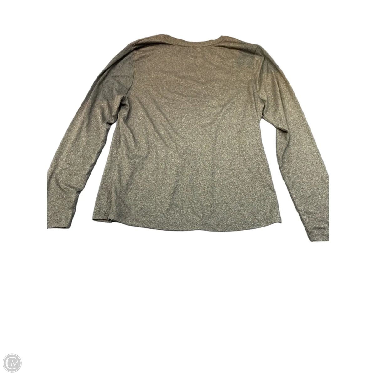 Top Long Sleeve By Danskin In Grey, Size: L