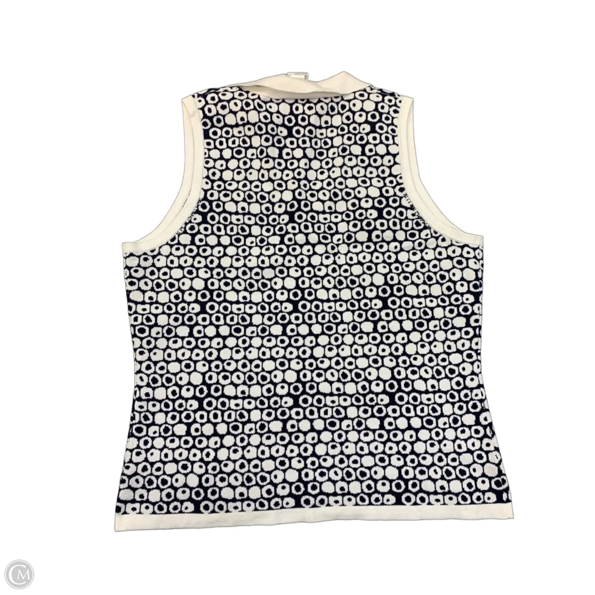 Sweater Short Sleeve By Talbots In Navy, Size: M