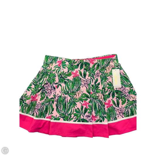 Skirt Designer By Lilly Pulitzer In Green & Pink, Size: Xl