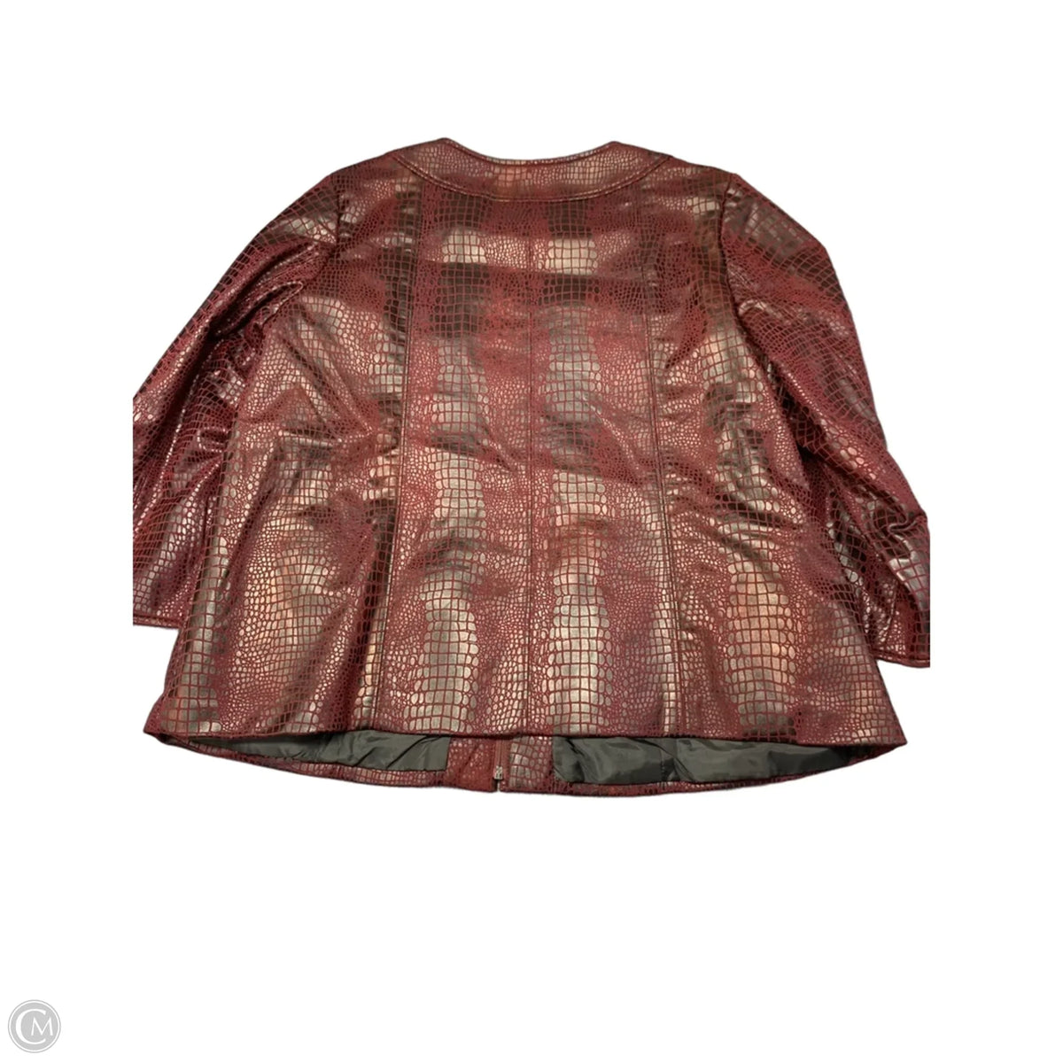 Jacket Other By Susan Graver In Black & Red, Size: L