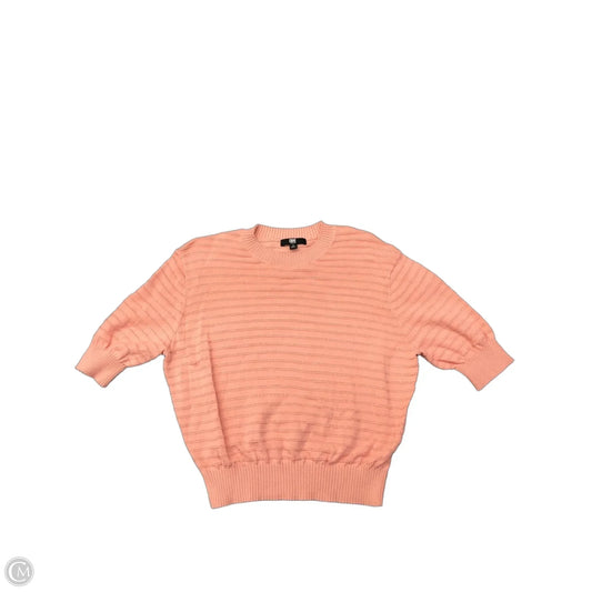 Sweater Designer By Frye In Pink, Size: M