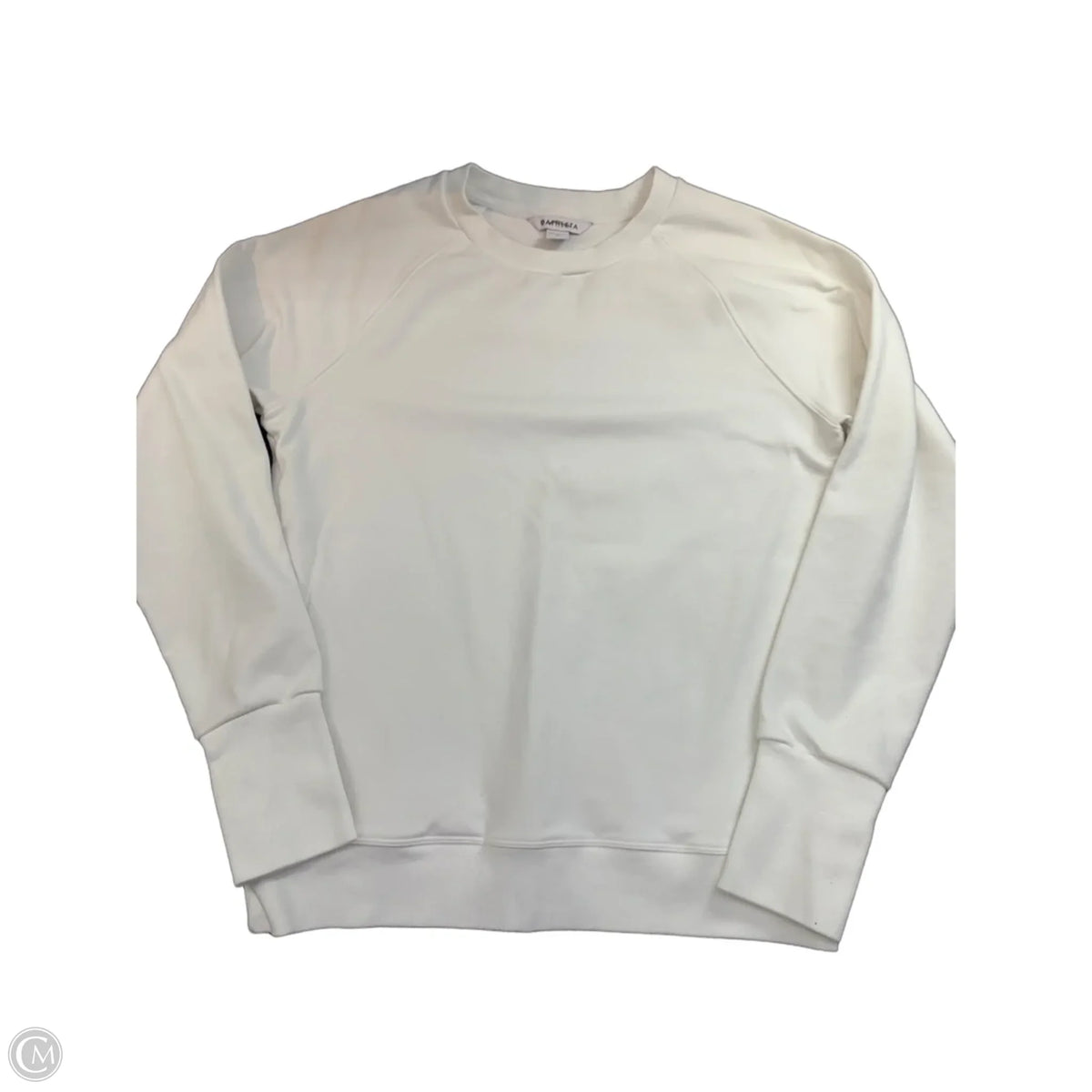 Athletic Sweatshirt Crewneck By Athleta In White, Size: M