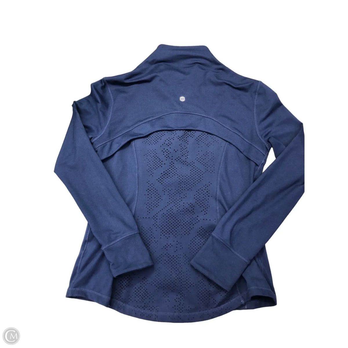 Athletic Jacket By Tangerine In Navy, Size: M