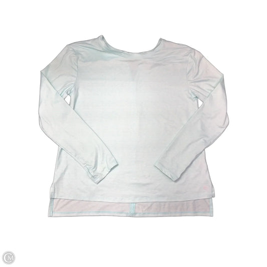Athletic Top Long Sleeve Crewneck By Avia In Blue, Size: Xxl