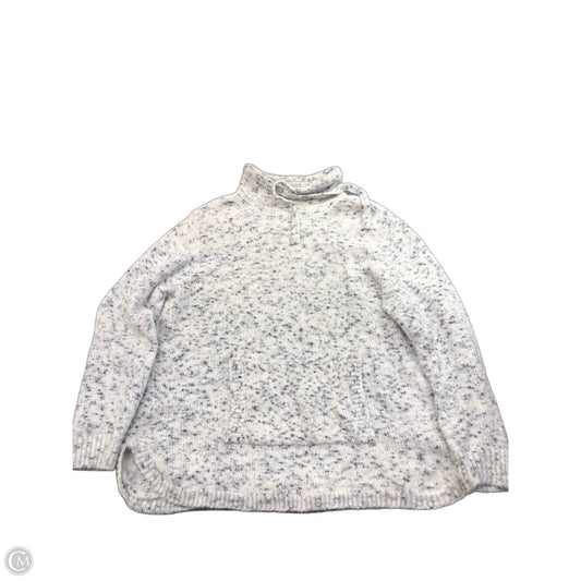 Sweater By Ruby Rd In Blue & White, Size: Xl