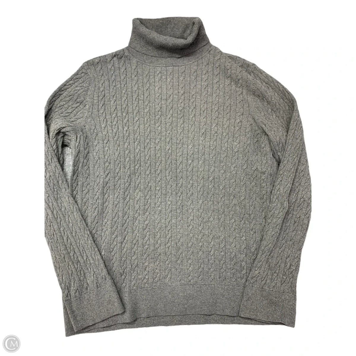 Sweater By Talbots In Grey, Size: Xl