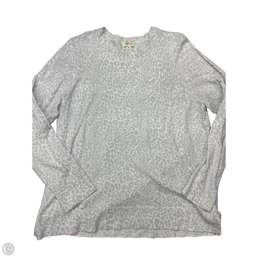 Sweater By Style And Company In Animal Print, Size: Xxl
