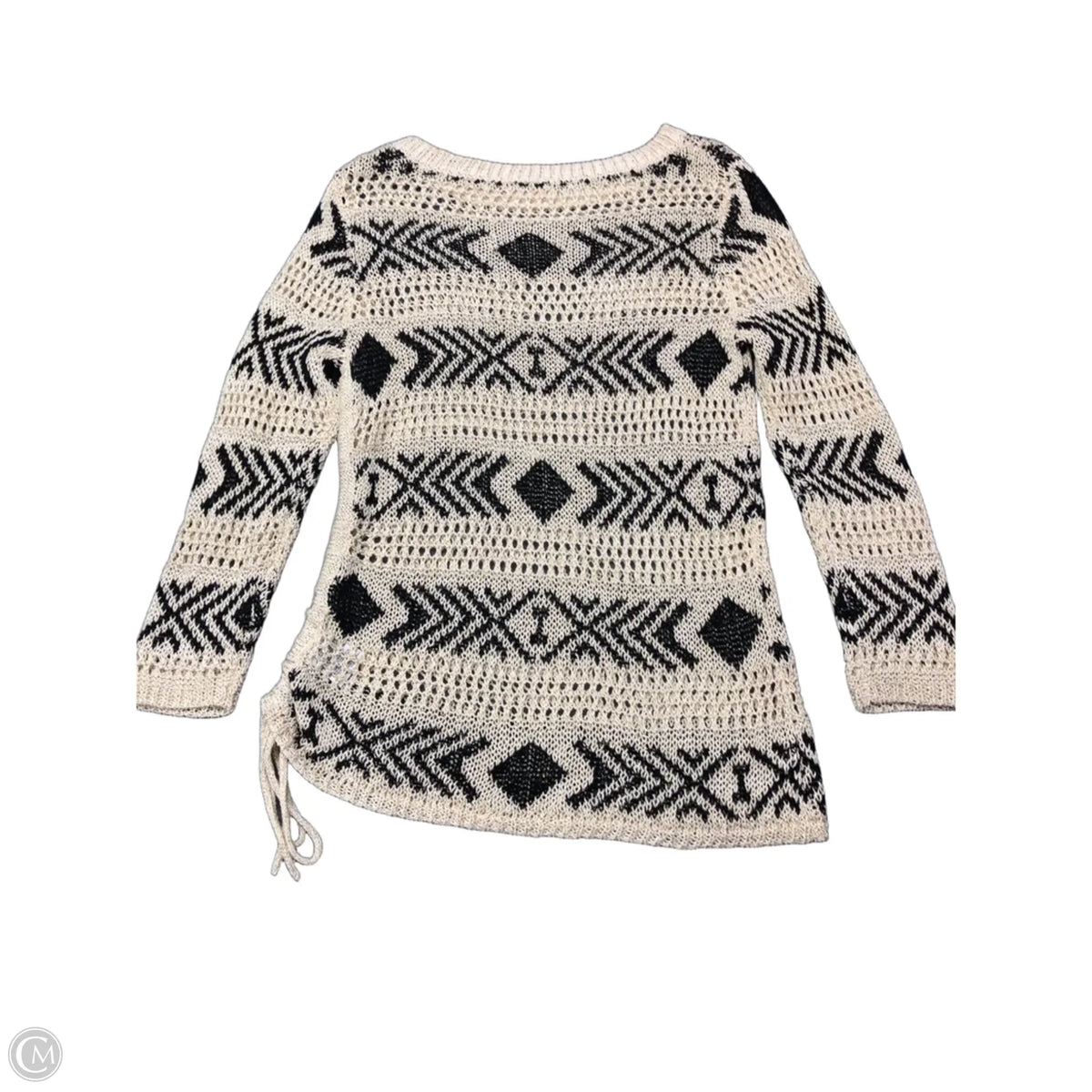 Sweater By Ruby Rd In Black & Tan, Size: S